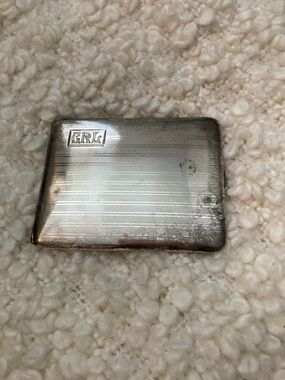 Sterling Silver antique cigarette case